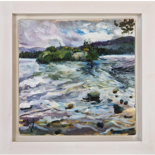 Blustery Loch an Eilein | Acrylic on canvas