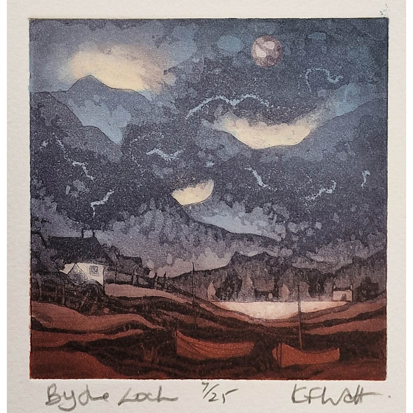 By The Loch 7/25 | Aquatint Etching