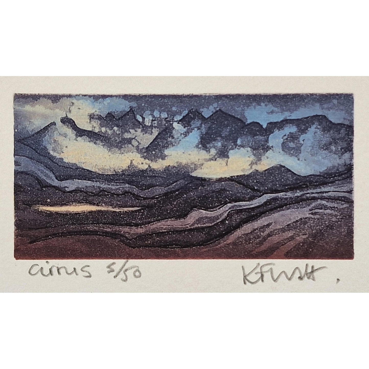 Cirrus 5/50 | Aquatint Etching