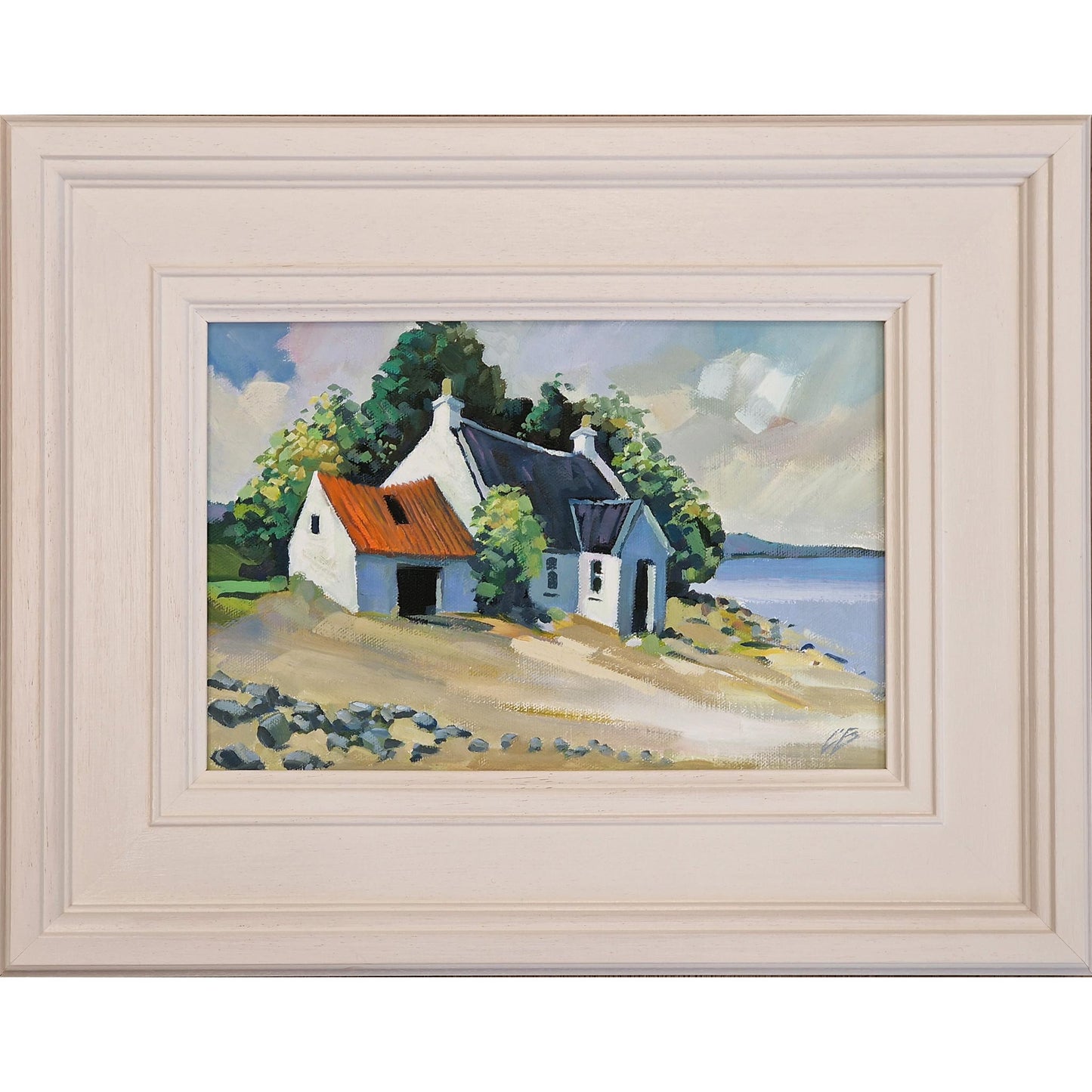 Coastal Cottage | Oil on Canvas