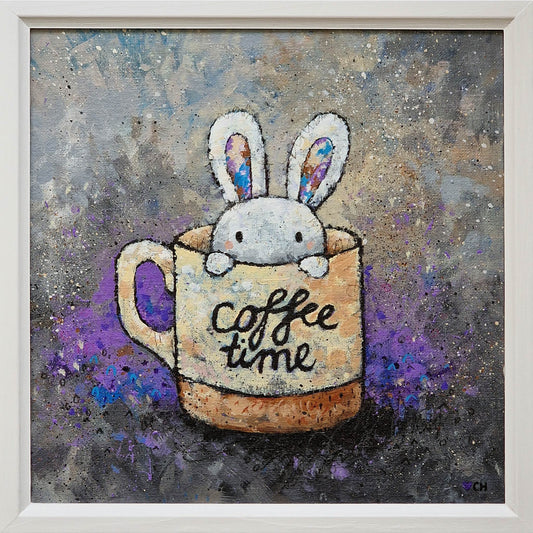 Coffee Time | Acrylic & Crayon