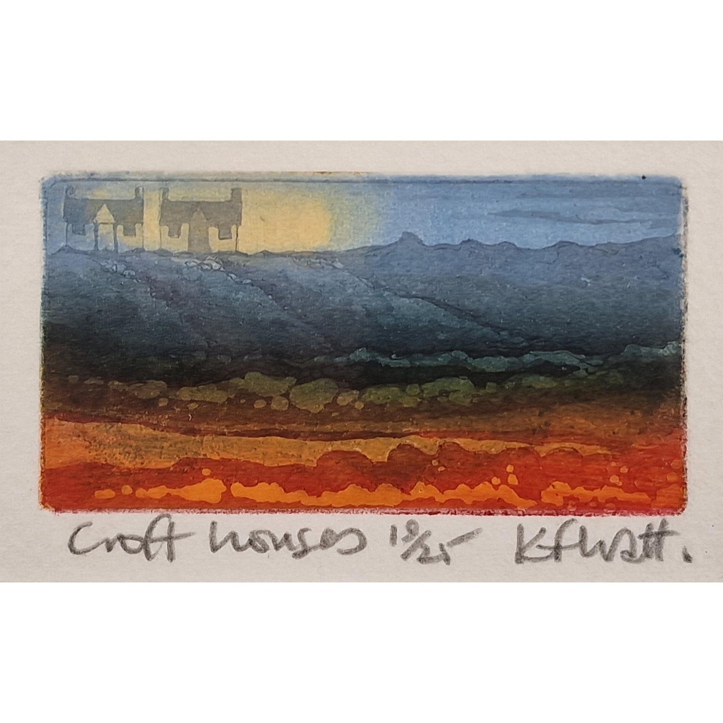 Croft Houses 19/25 | Aquatint Etching