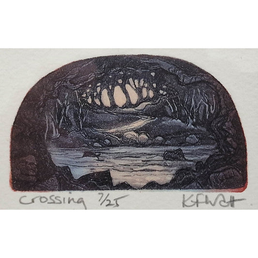 Crossing 7/25 | Aquatint Etching