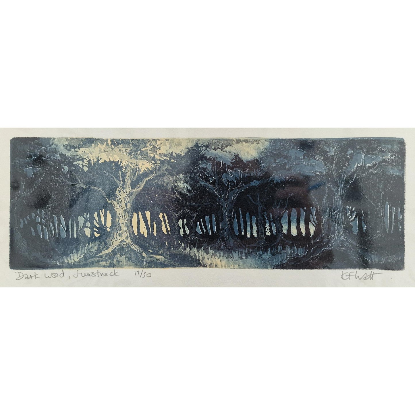 Dark Woods Sunstruck 17/50 | Aquatint Etching
