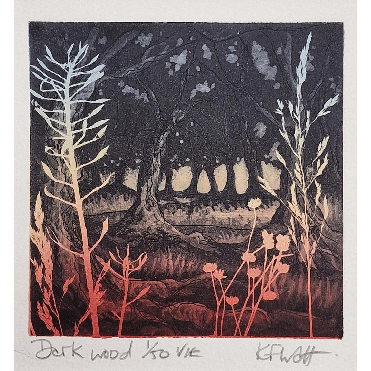 Dark Wood 1/50 | Aquatint Etching