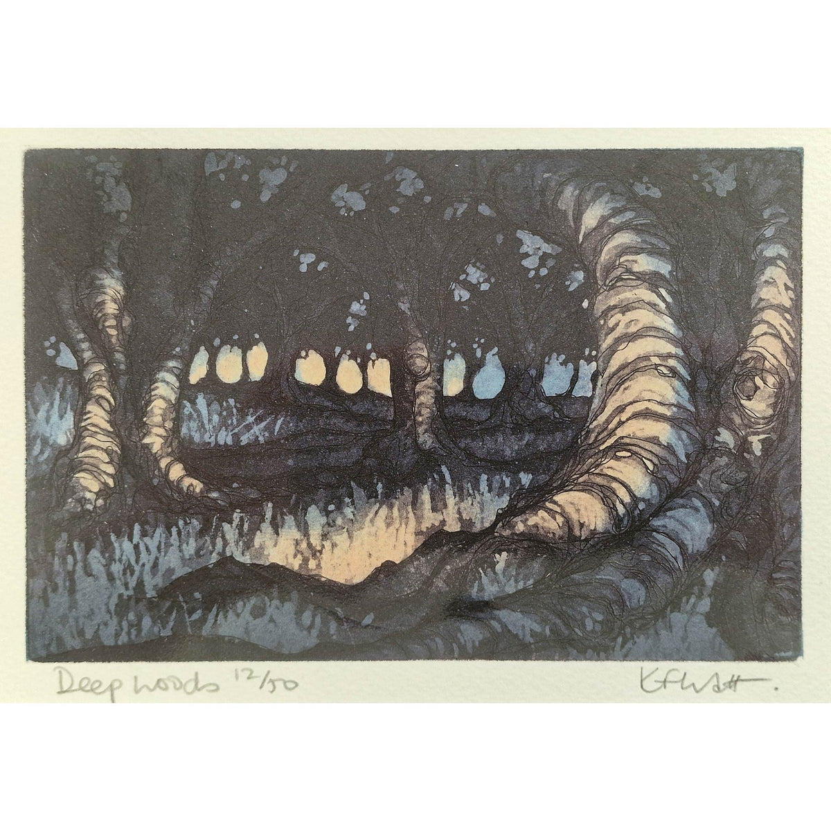 Deep Woods 12/50 | Aquatint Etching