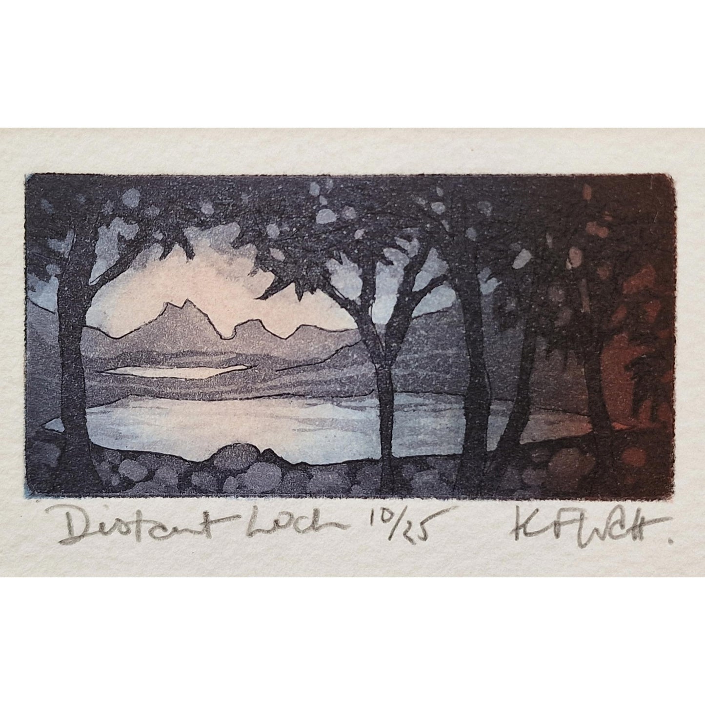 Distant Loch 10/25 | Aquatint Etching