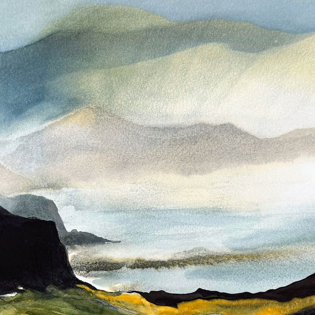Down to the Bay | Watercolour