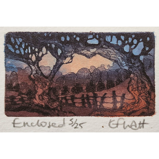 Enclosed 5/25 | Aquatint Etching