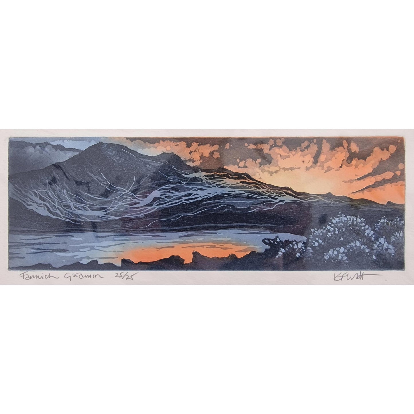 Fannich Gloamin 25/25 | Aquatint Etching