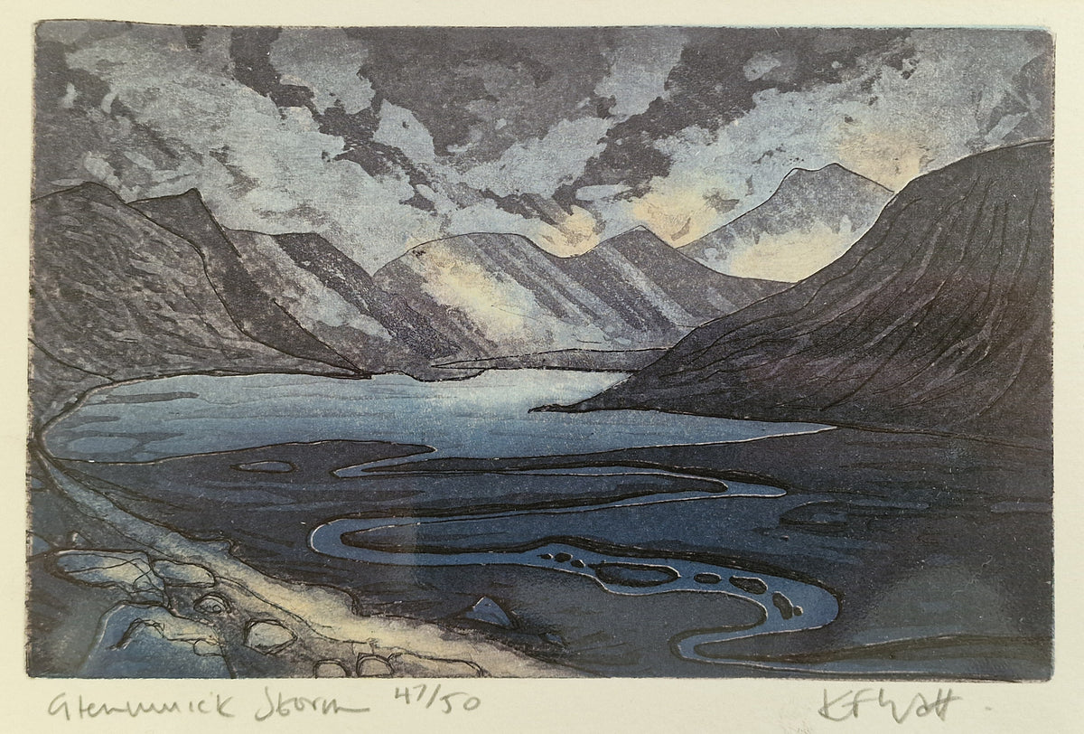Glenmuick Storm 47/50 | Aquatint Etching