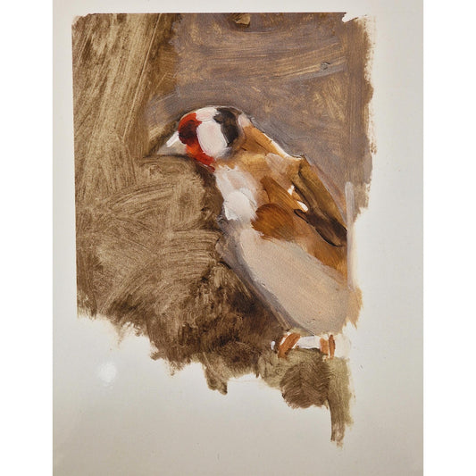 Goldfinch on Feeder | Giclee Print