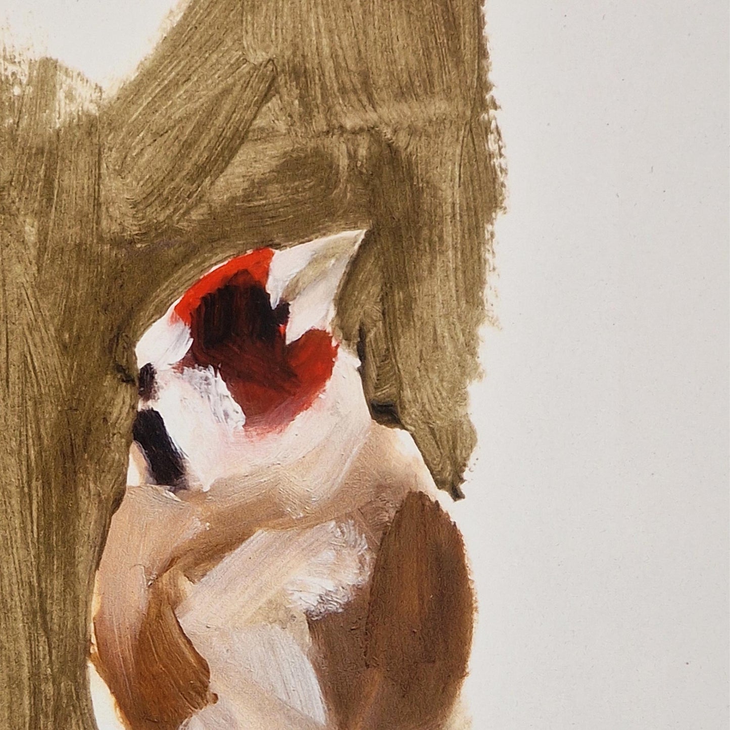 Goldfinch on Feeder | Giclee Print
