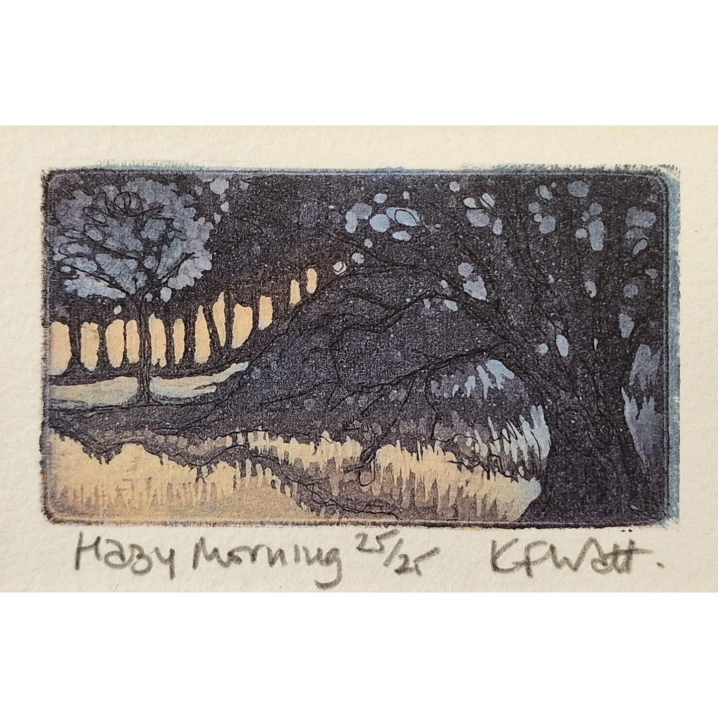 Hazy Morning 25/25 | Aquatint Etching