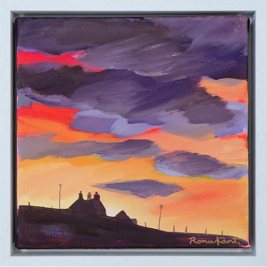 Hebridean Sunset 2 | Acrylic on Canvas