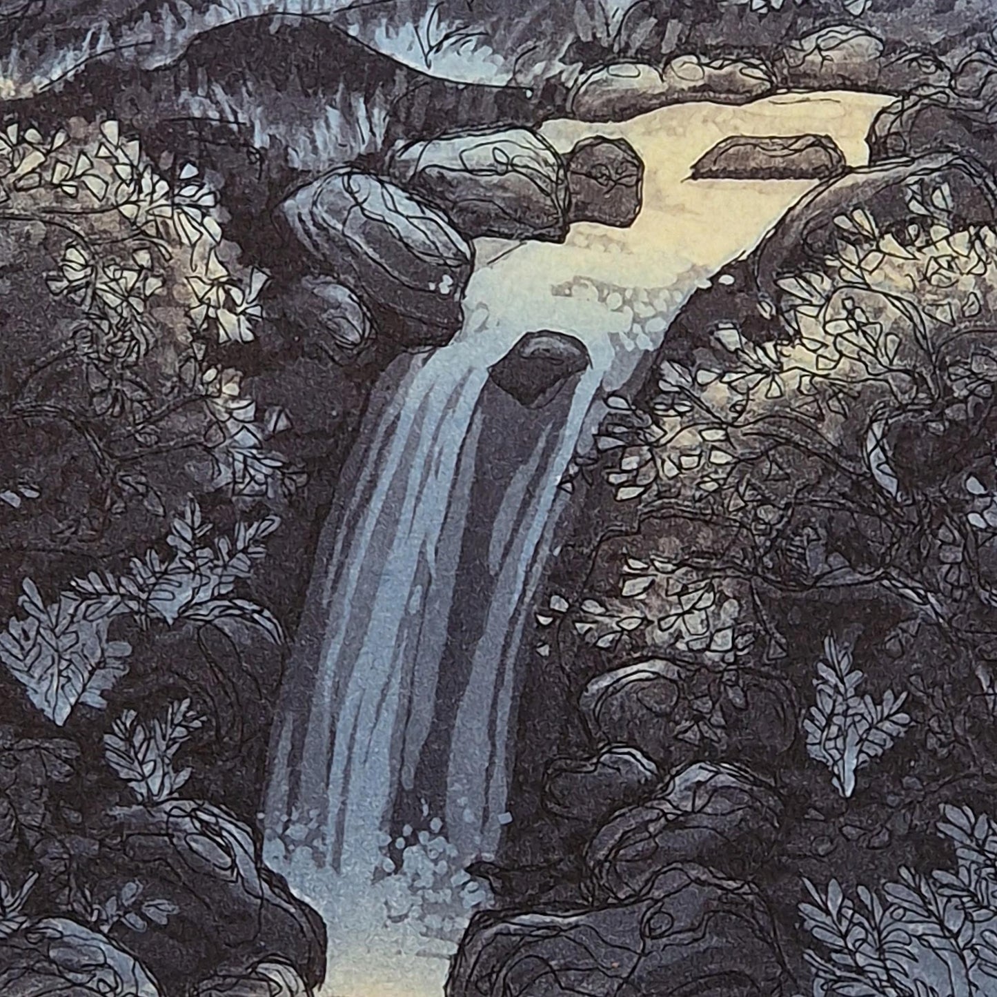 Hidden Burn 12/50 | Aquatint Etching