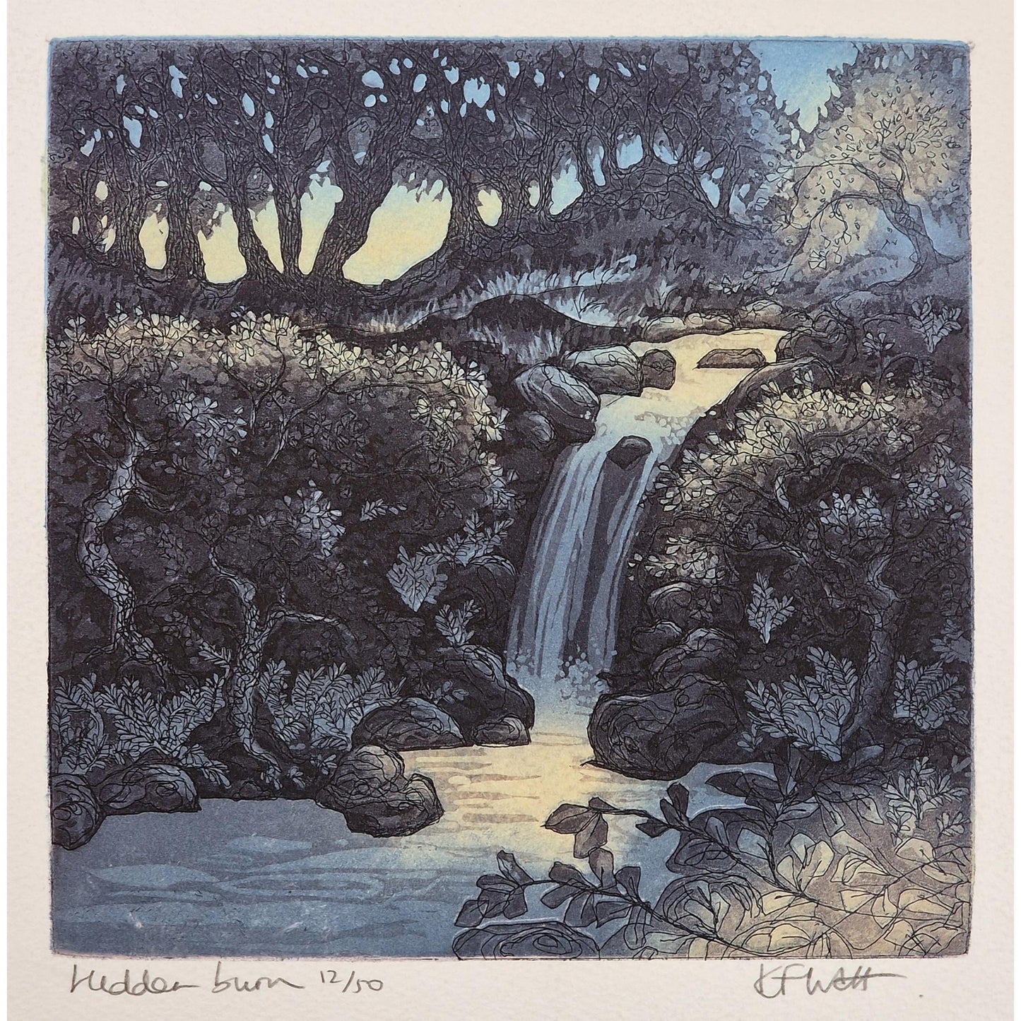 Hidden Burn 12/50 | Aquatint Etching