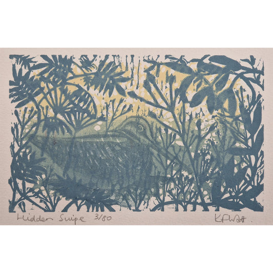 Hidden Snipe 3/80 | Aquatint Etching