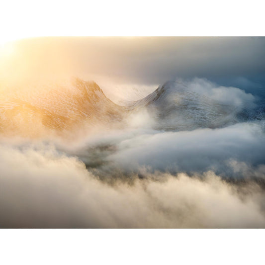 Lairig Ghru Through the Clouds | Photograph