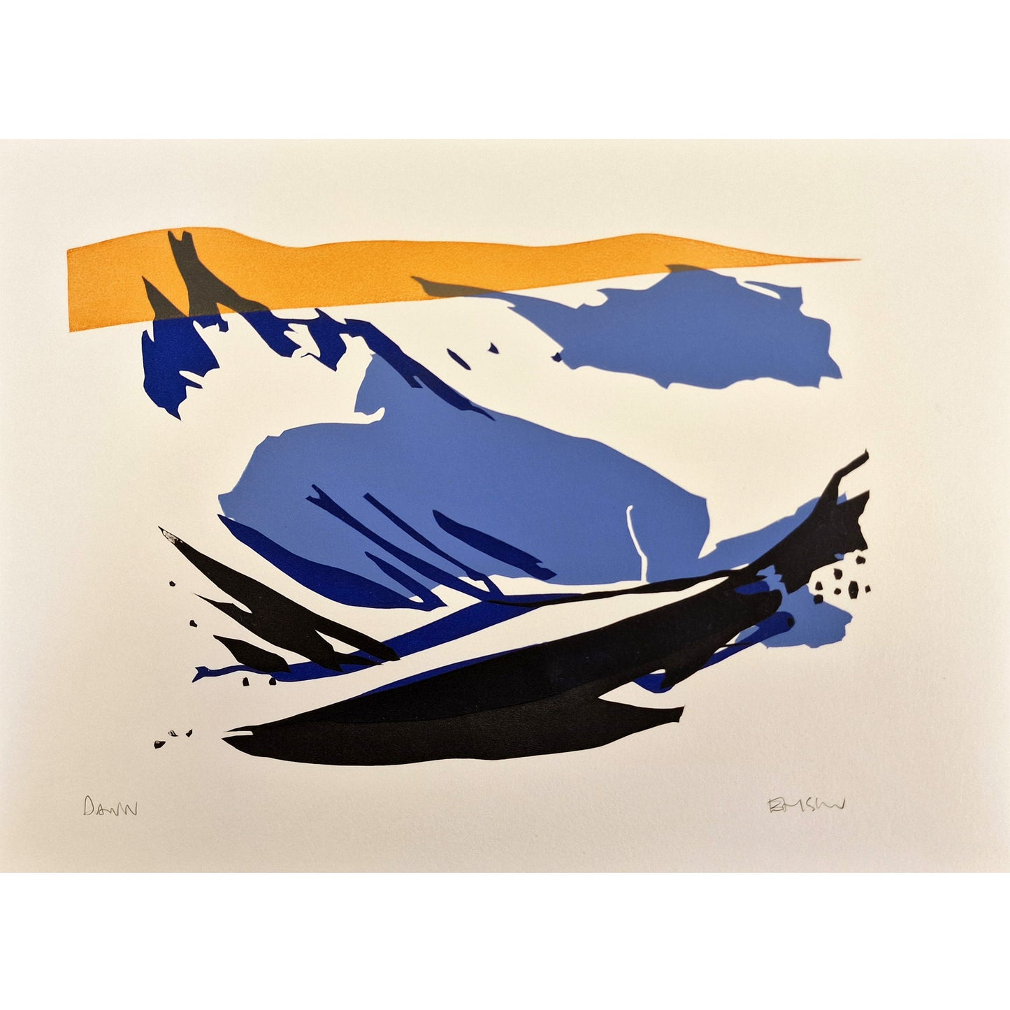 Dawn, Lairig Ghru | Screenprint