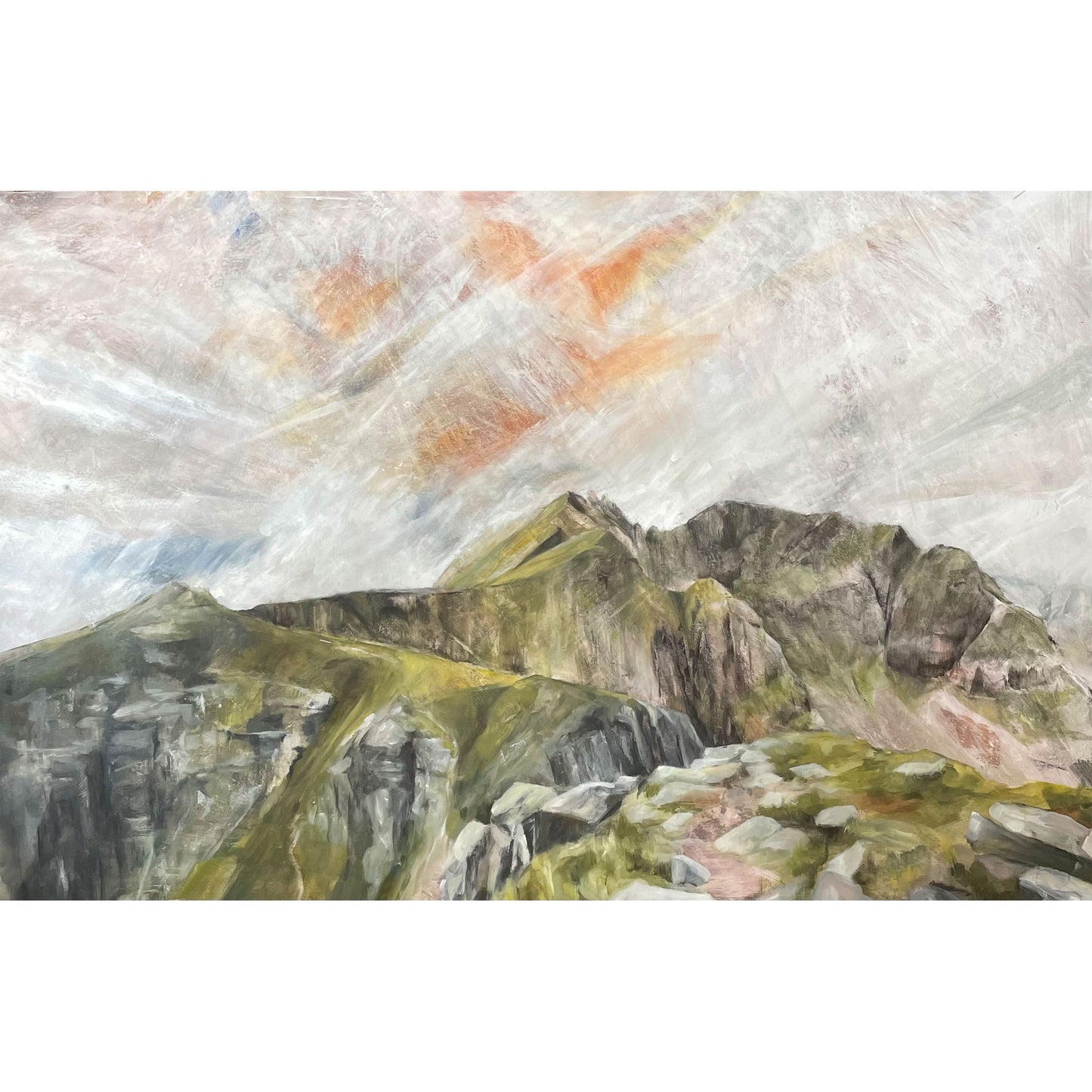 Liathach painting by Elizabeth Pirie