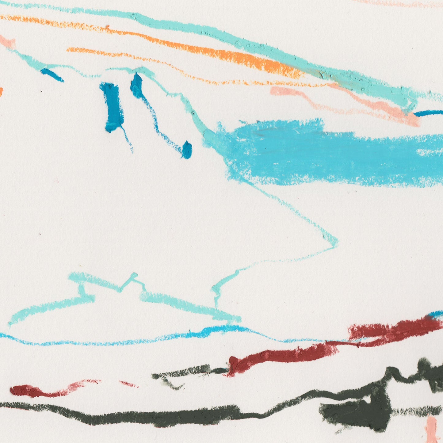 Line and Colour 1 | Oil Pastel