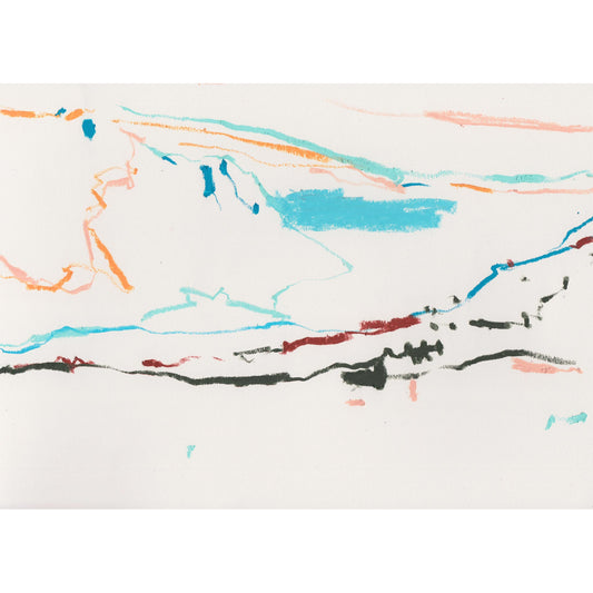 Line and Colour 1 | Oil Pastel