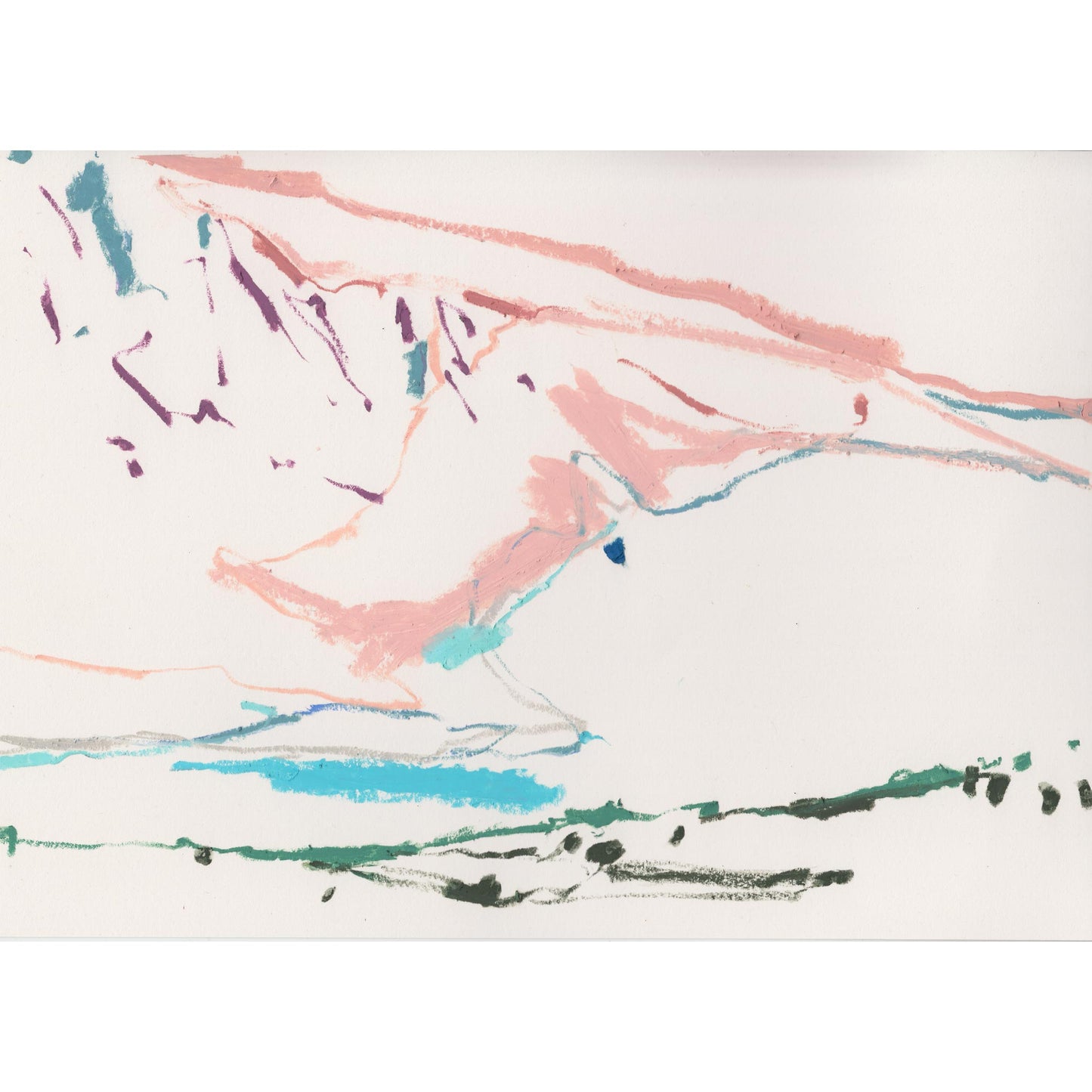 Line and Colour 2 | Oil Pastel