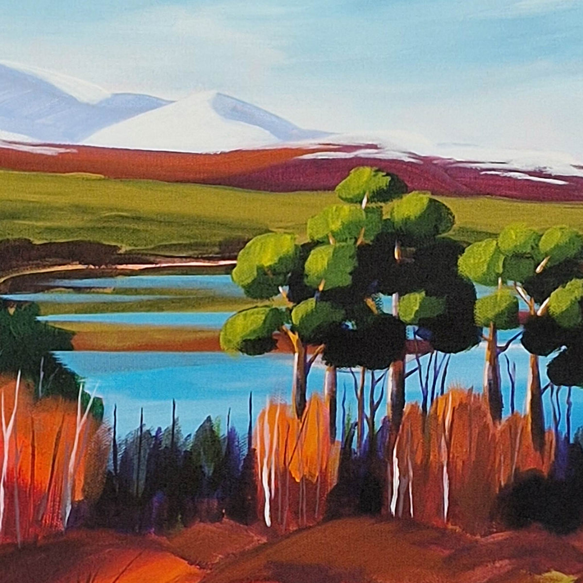 Loch Morlich Pines | Acrylic