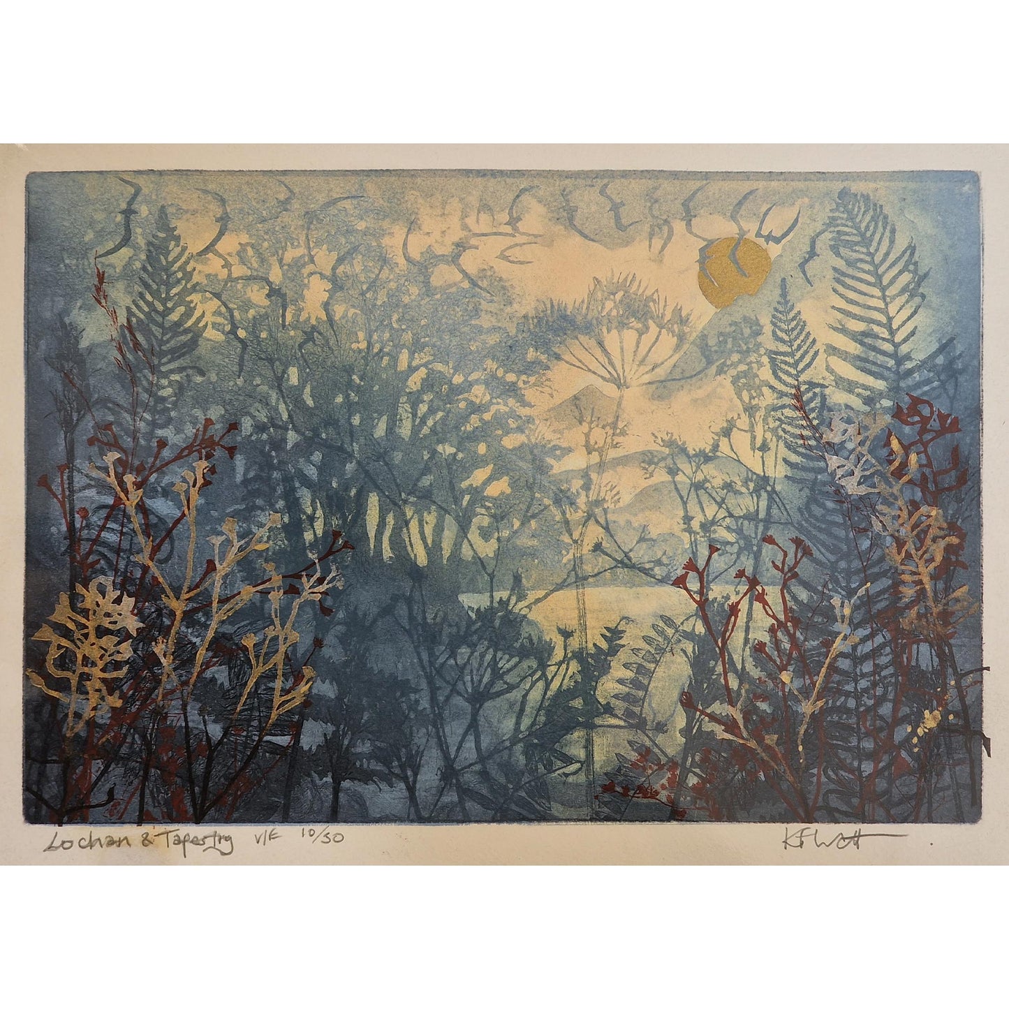 Lochan & Tapestry 10/50 | Aquatint Etching