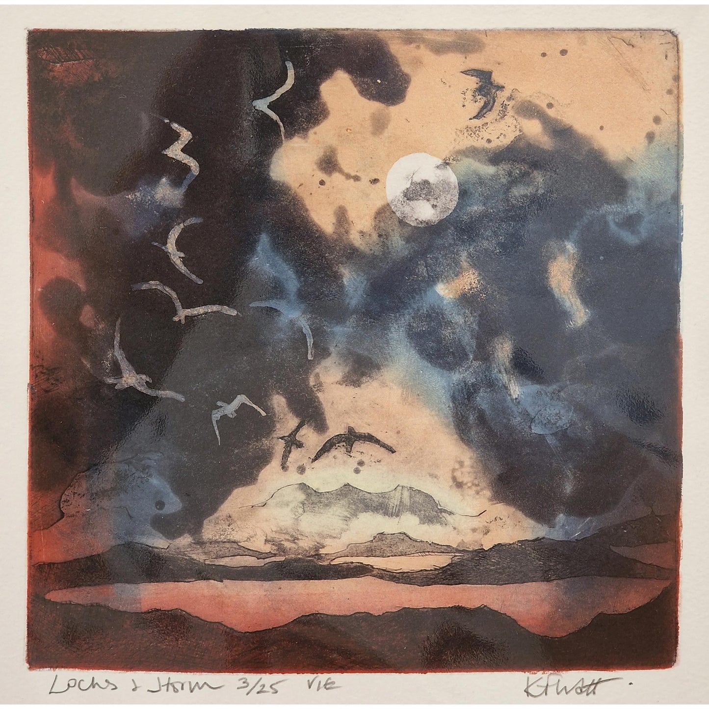 Lochs & Storm 3/25 | Aquatint Etching