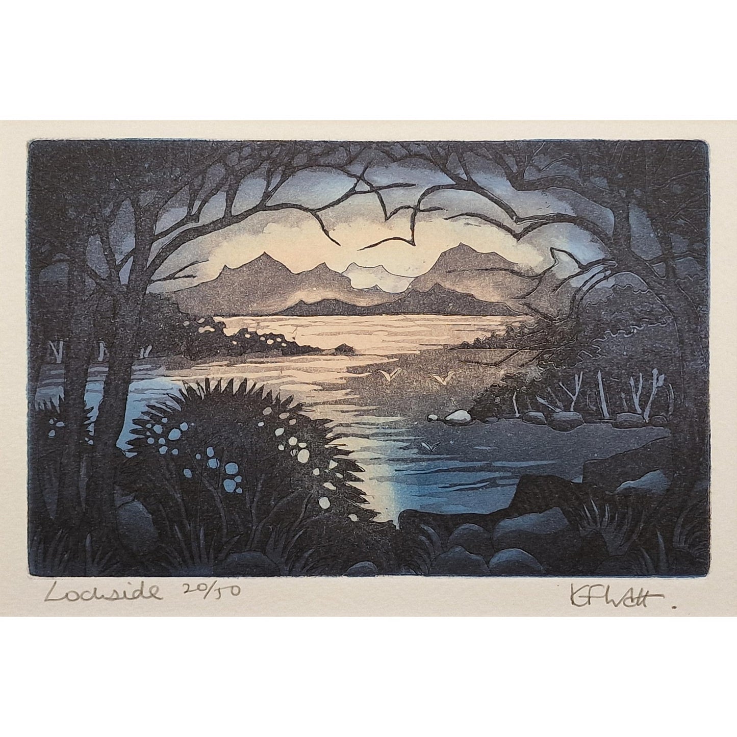 Lochside, 20/50 | Aquatint Etching