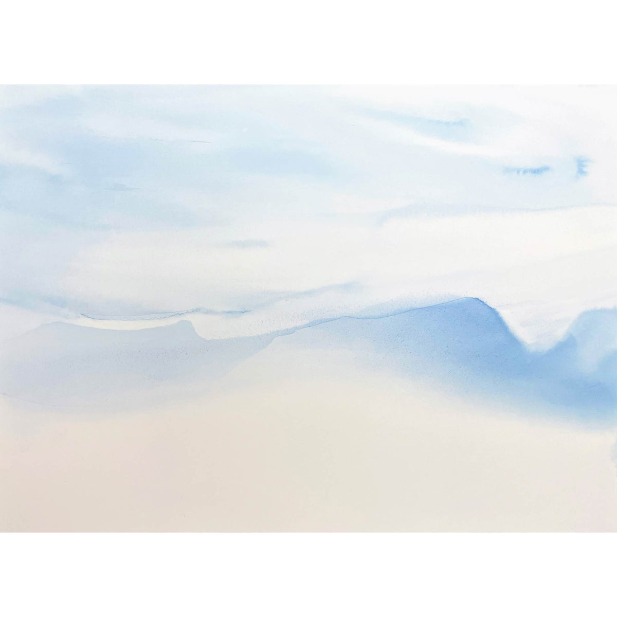 Lost in the Mountains | Watercolour