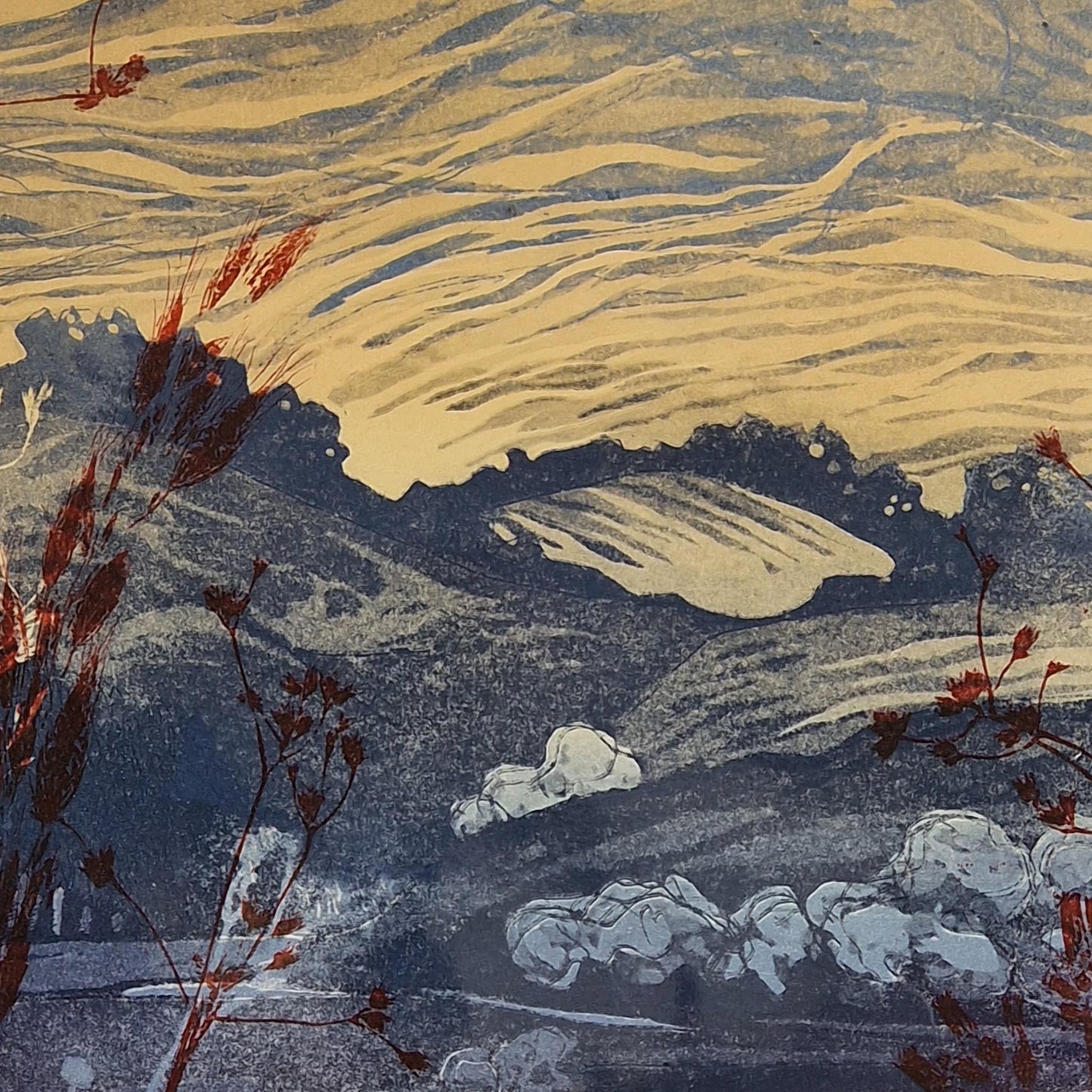 Meandering Valley 3/25 | Aquatint Etching