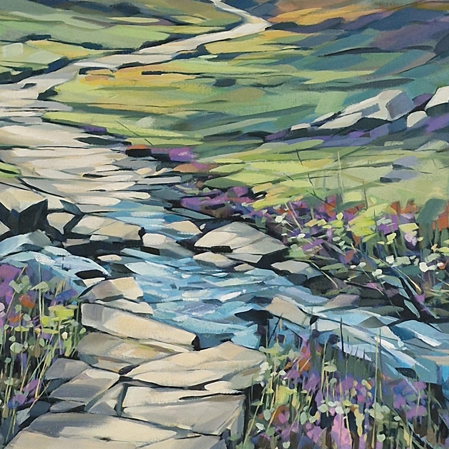 Mountain Path | Oil on Canvas