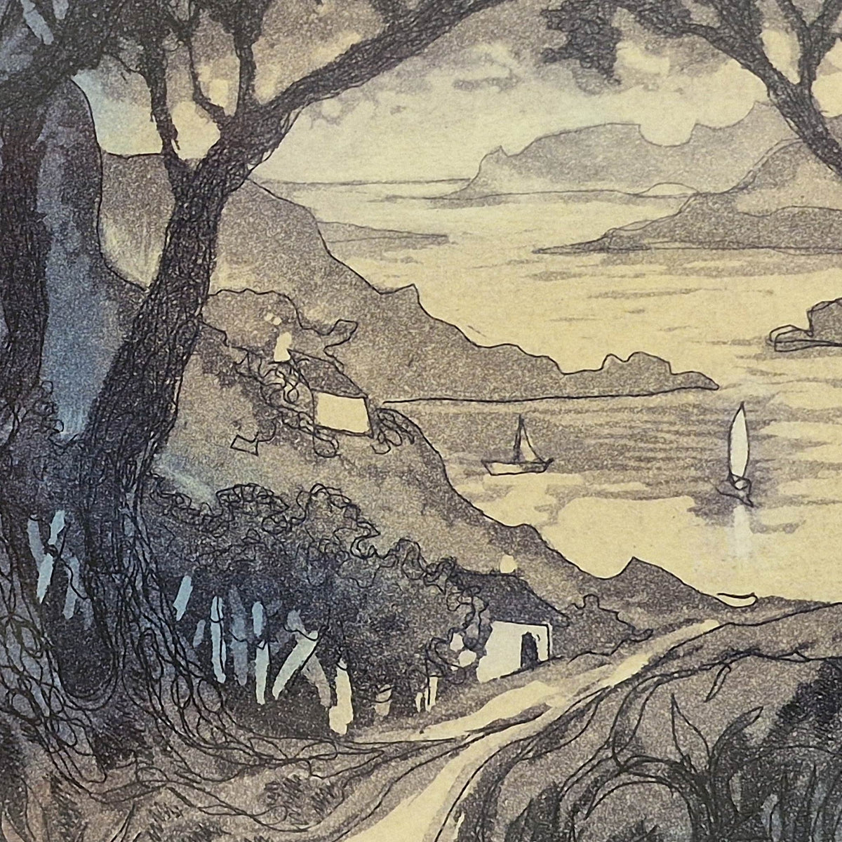 Path To The Sea 13/50 | Aquatint Etching