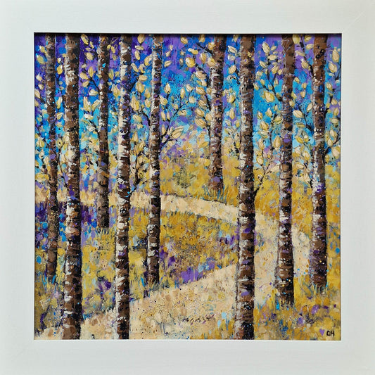 The Pine Marten Trail | Acrylic & Crayon