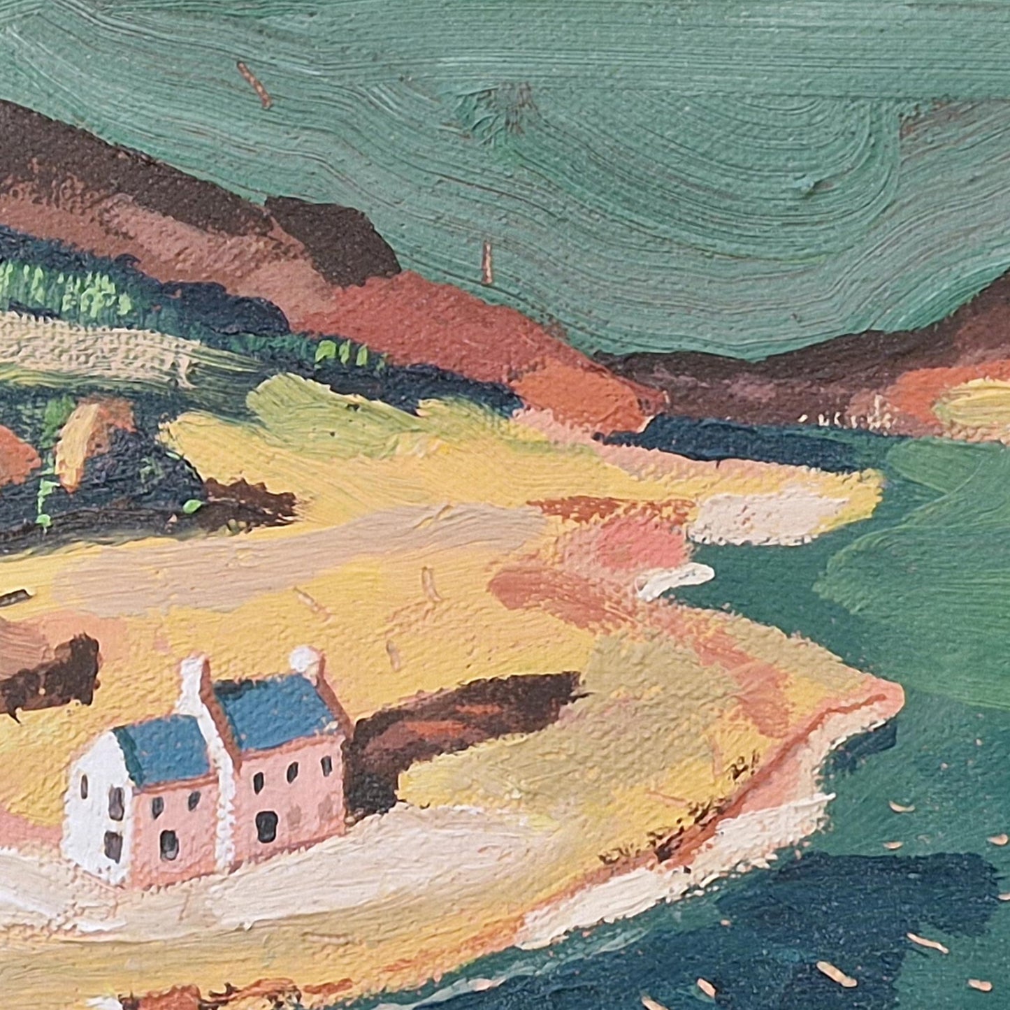 Pink House | Oil on Canvas