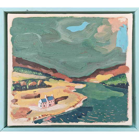 Pink House | Oil on Canvas