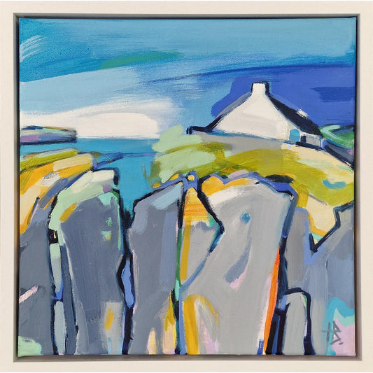 Port Isaac - White House | Oil on Canvas