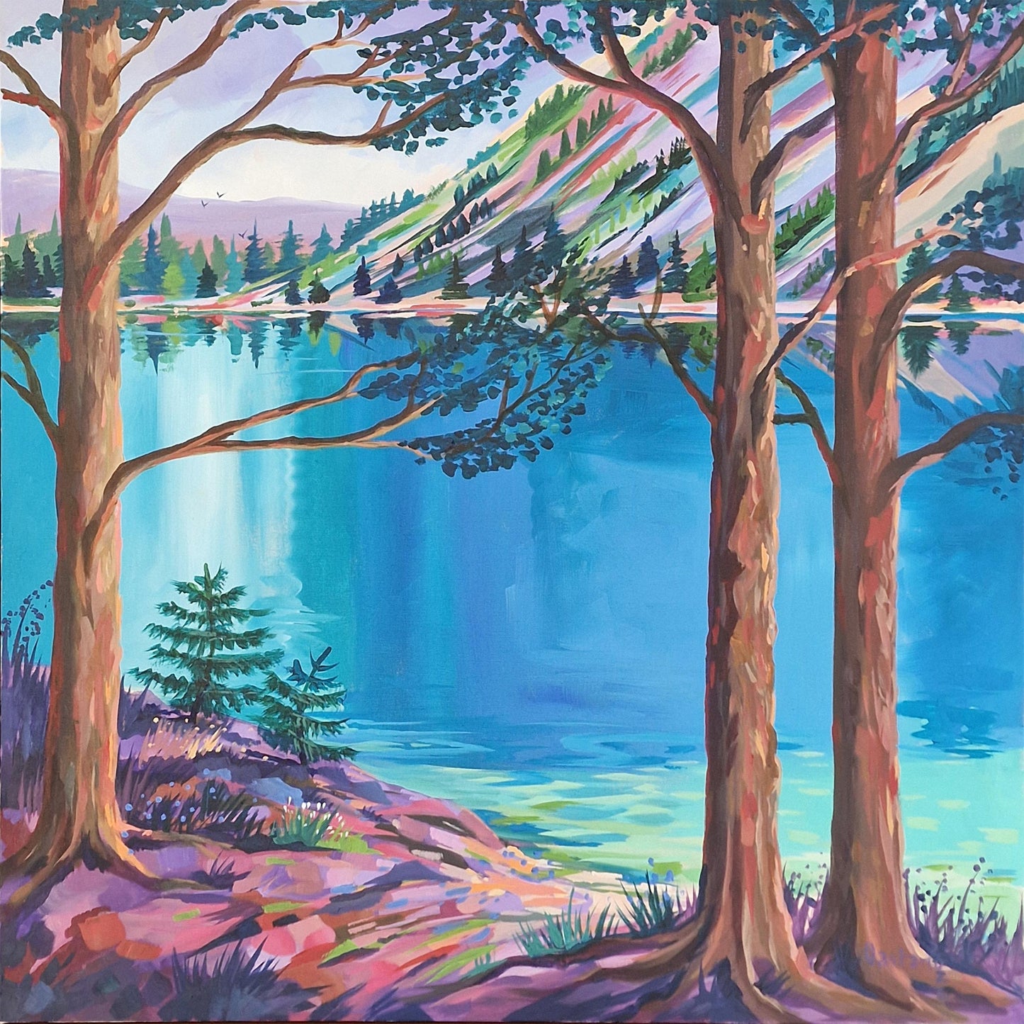 Quiet Reflection at Loch an Uaine |