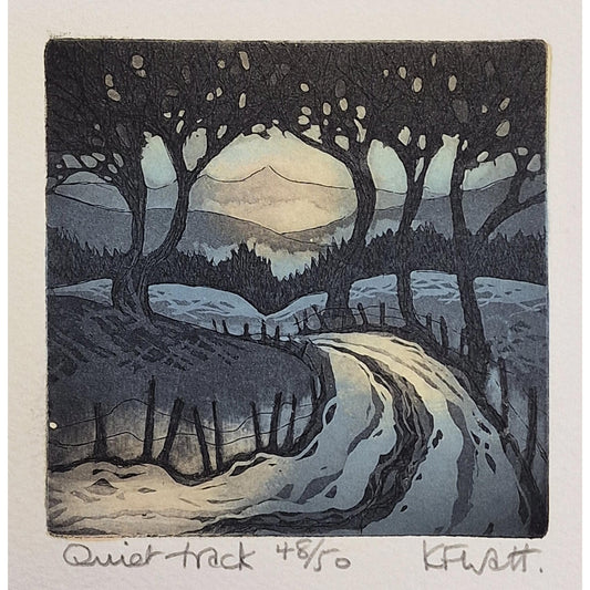 Quiet Track 48/50 | Aquatint Etching