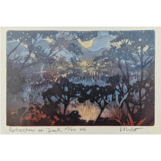 Reflections at Dusk 25/50 | Aquatint Etching