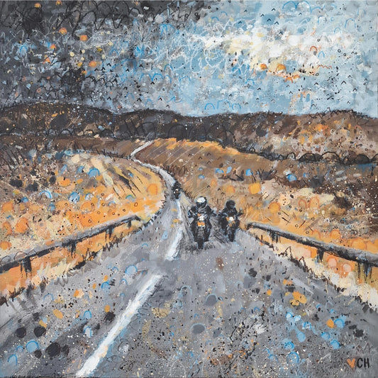 Ride Out | Acrylic & Pencil Crayon