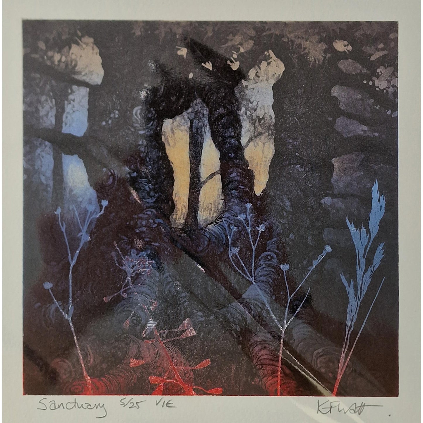 Sanctuary 3/25 | Aquatint Etching