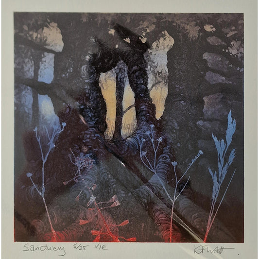 Sanctuary 3/25 | Aquatint Etching
