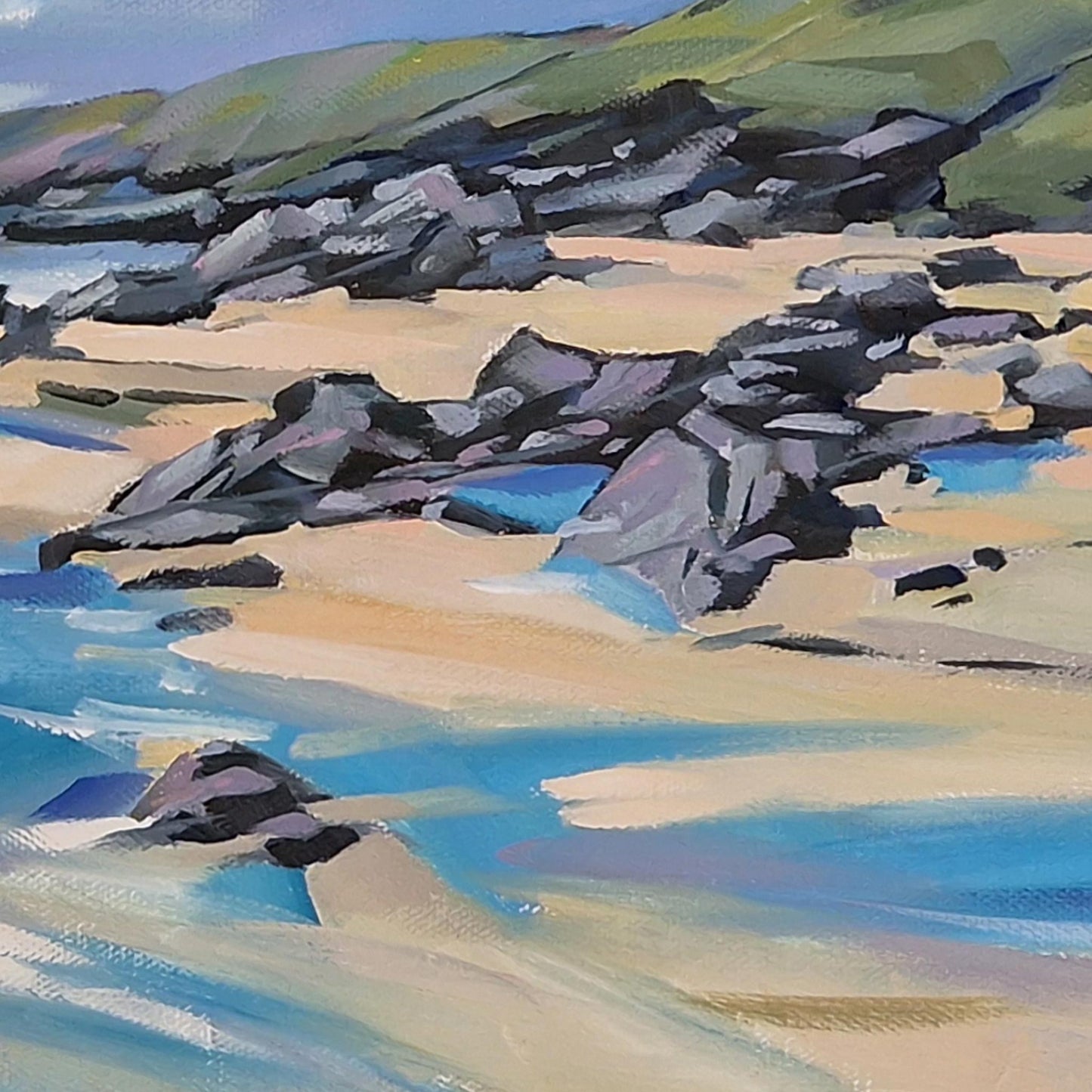Secret Beach | Oil on Canvas
