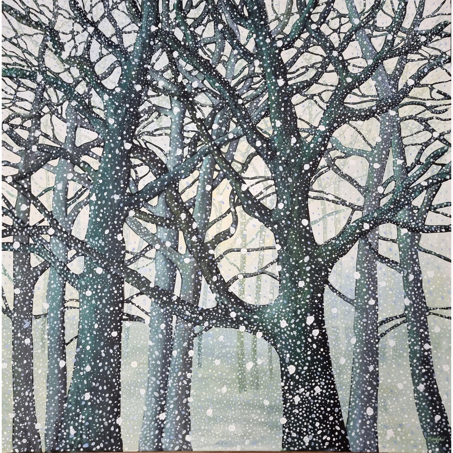 Snow in Front of Your Eyes | Acrylic on Canvas