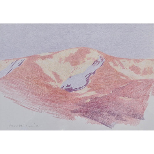 Spring Snow: Coire Ruadh | Coloured Pencil