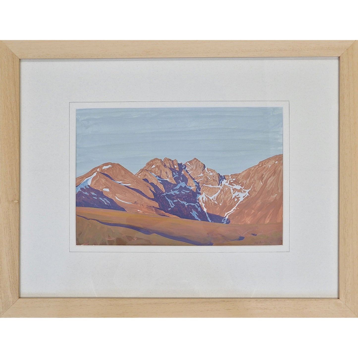 Spring Snow: An Teallach | Acrylic